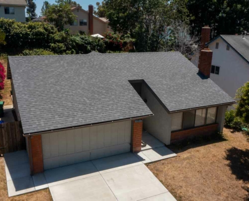 Owens Corning Duration Cool (fiberglass shingle), re-roof, Escondido